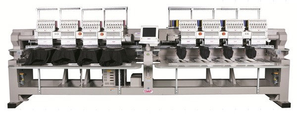SWF K-UH1508D-45 Dual Function 8 Head (Standard Sewing Field)