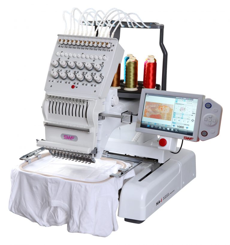 SWF MAS 12 Compact Series Single Head Smart Embroidery Machine